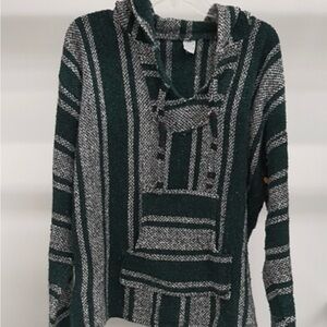 Vintage Baja Hooded
Hippie Pullover Mexican
Poncho Large 'Artesanìas
Mickey'